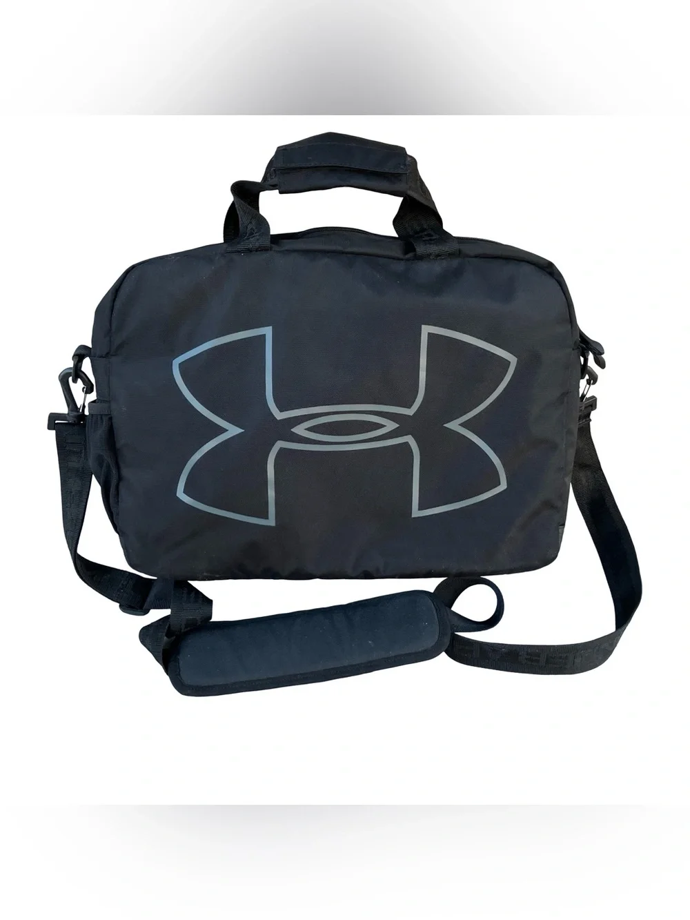 Under Armour Storm Messenger Bag Briefcase Crossbody Laptop Coach’s Black Logo